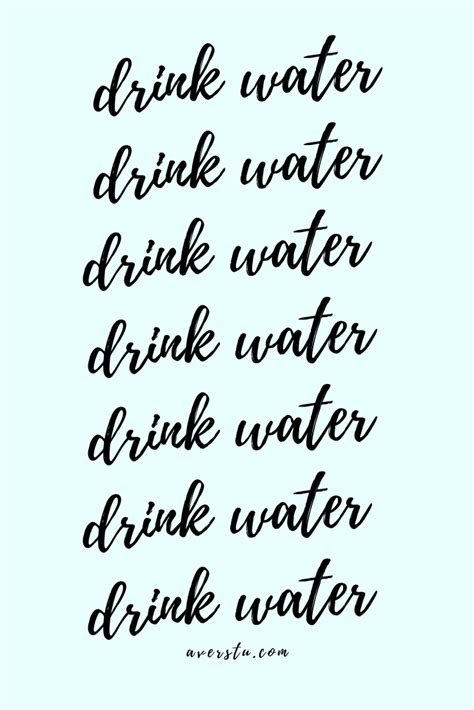 Drink Water Quotes Shortquotescc