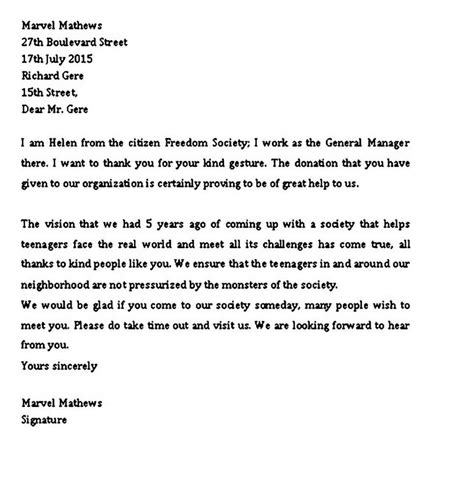 sample professional letter format  word mous syusa
