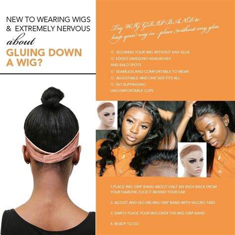 Wig Grip To Keep Your Wig From Sliding And In Place Without Any Glue
