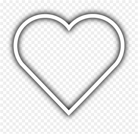 Heart Clipart Clipart Simple White Heart Icon Png Transparent Png