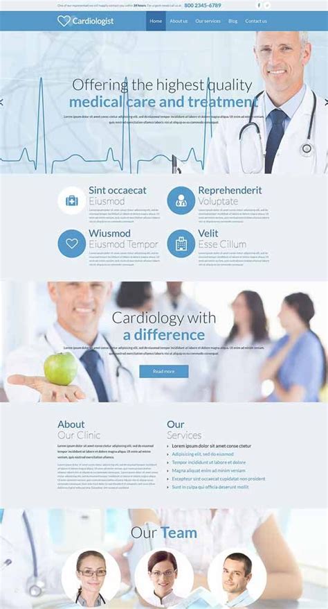 70+ Best Health and Medical Website Templates Free ...
