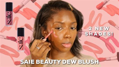 saie beauty dew blush review niara alexis youtube