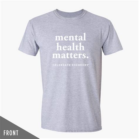Mental Health Matters Gray T Shirt