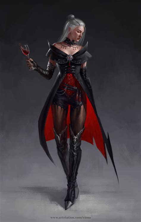 ArtStation Vampire Study Character Ekaterina Belousova Vampire Art Female Vampire