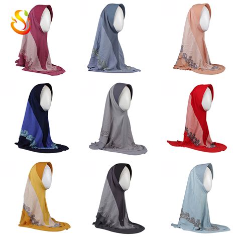 dubai silk twill digital print beautiful full color hijab wholesale buy dubai hijab wholesale