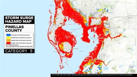 Hurricane Irma Bay Area Storm Surge Maps