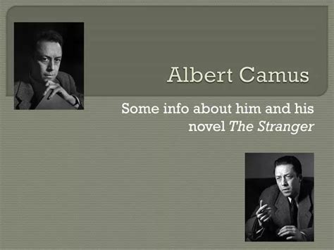 Ppt Albert Camus Powerpoint Presentation Free Download Id5449826