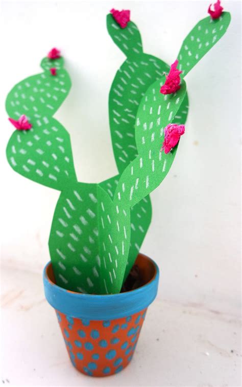 This Diy Paper Cactus Craft Is Super Easy But Can Be Made More