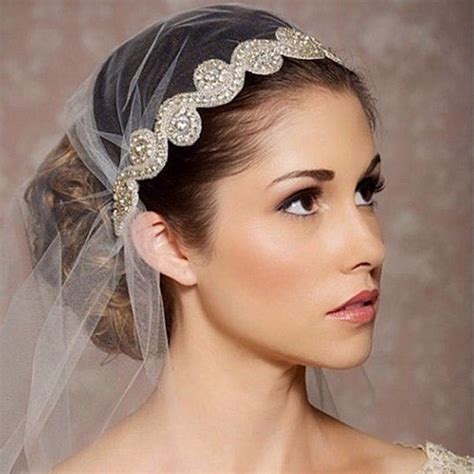 Short Bridal Veils And Headpieces Pinterest Wedding