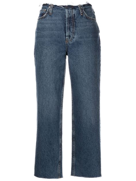 Anine Bing Gavin Straight Jeans Farfetch