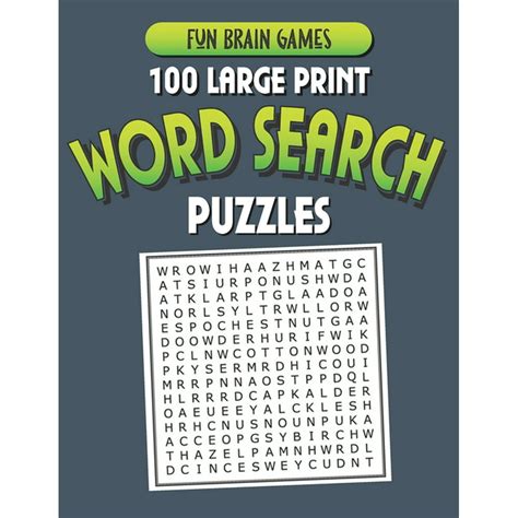 100 Word Search Puzzles Printable Printable Word Searches