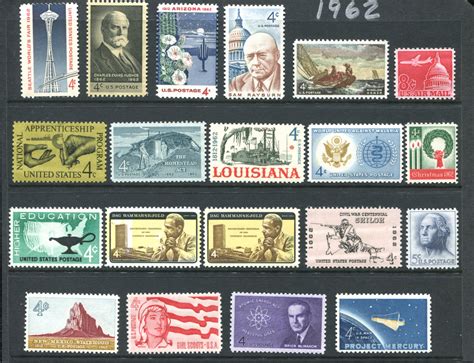 Buy Complete Mint Set Of Postage Stamps Issued In The Year 1962 By The