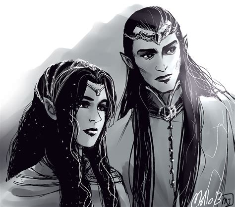 Lord Elrond And His Daughter Arwen Tolkien Art Lotr Elves Tolkien Elves