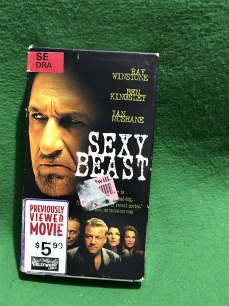 Sexy Beast 2000 Vhs Tape Cult Gangster Action Comedy Jonathan Glazer