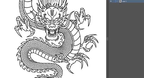 Chinese Dragon Svg File Ready To Cut Stencil Vector Decal Etsy