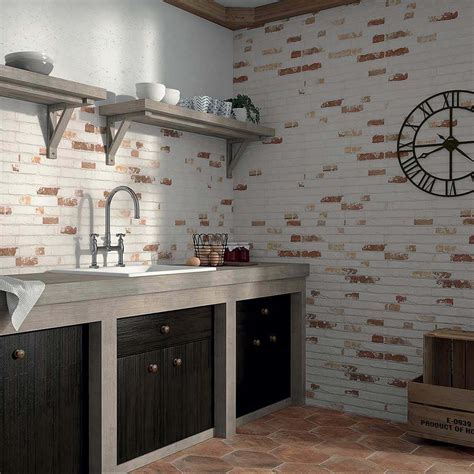Add elegance to a plain interior by adding the manhattan rustic red brick effect. Rustic Masonry Archaic Brick Effect Tiles | Walls and Floors