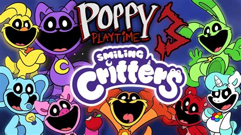 All New Poppy Playtime Smiling Critters Description Info Arg News