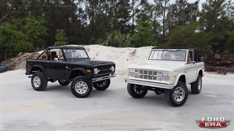 Two Coyote Swapped Classic Ford Bronco Suvs Are Always Better Than Just