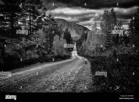 Dirt Road Leading Towards Mountain Stock Photo Alamy