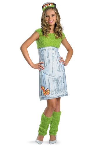 Teen Girls Oscar The Grouch Costume Costumes Life