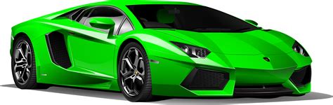 Lamborghini Clipart Sportscar Green Car Png Download Full Size