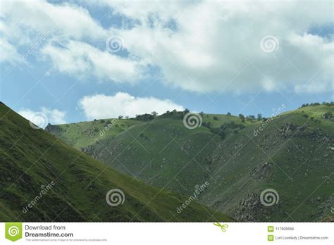 Mountains That Has A Rocky Terrain And Beautiful Landscape Stock Photo