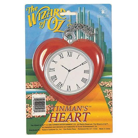 Tin Man Heart Clock The Wizard Of Oz Costume Accessory Halloween