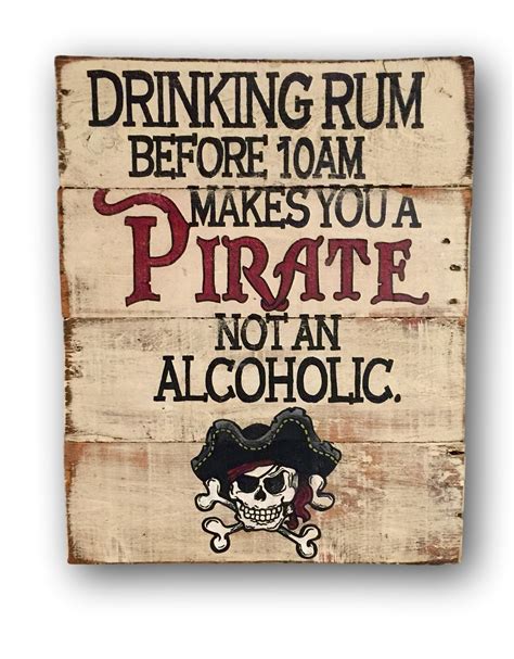 Pirate Signs Pirates Drinking Signs