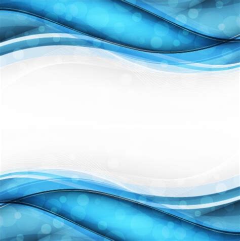 Abstract Blue Border Vector Material Free Download