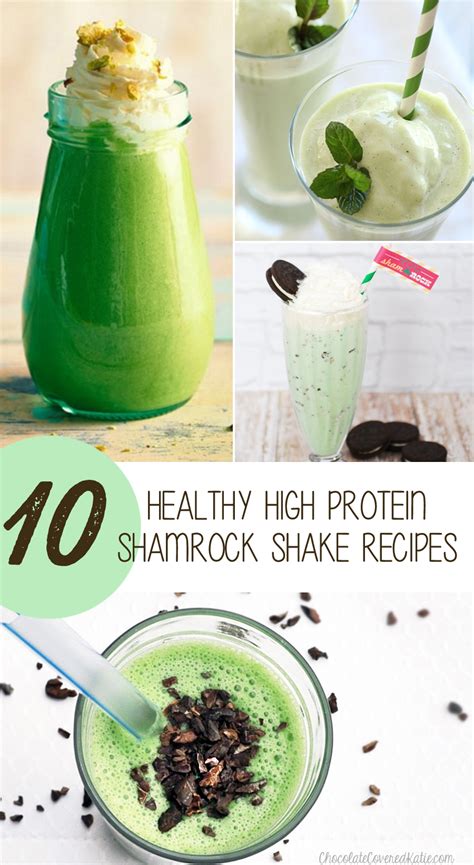 10 High Protein Shamrock Shake Recipes For St Patricks Day
