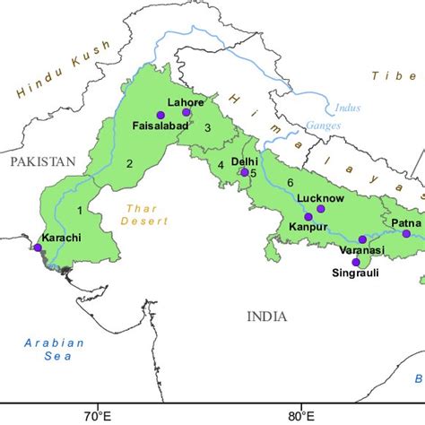 Geographical And Administrative Features Of The Indo Gangetic Plain