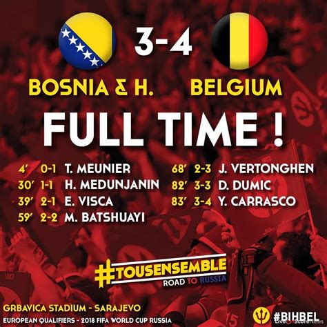 Bosnia Herzegovina 3 4 Belgium Full Highlights Fifa World Cup 2018