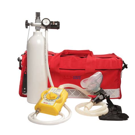 Portable oxygen therapy system - MARS II - GCE Group - with oxygen cylinder / with oxygen mask
