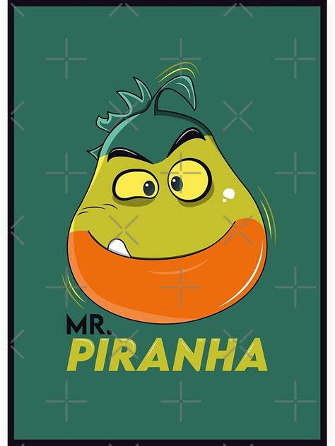 Mr Piranha The Bad Guys Poster For Sale By Necronder Redbubble