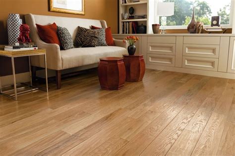 I like the idea of using a water based poly and leaving the floor in its natural state. Armstrong American Scrape White Oak Natural - Hardwood ...