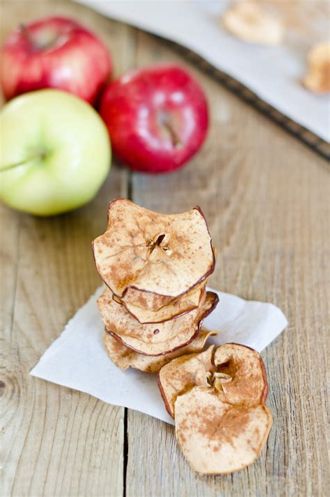 Crispy Baked Cinnamon Apple Chips Amy Kays Kitchen