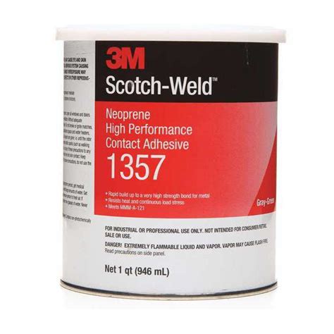 3m 1357 Neoprene High Performance Contact Adhesive Gallon 19894