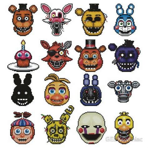 Pin By Carmen Iori On Game Over Five Nights At Freddys Pixel Art