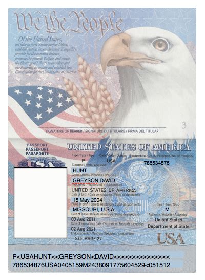Fake Us Passport Card Maker Online Bdatoy