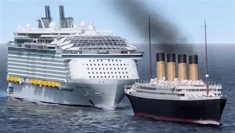 Comparaison Du Titanic Et Des Bateaux De Croisière Modernes Live Love