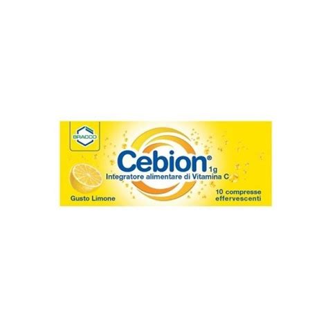 Cebion 1g Integratore Alimentare Di Vitamina C Gusto Limone 10