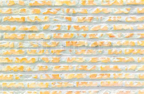 Background Of Orange Brick Wall Texture Stock Image Colourbox