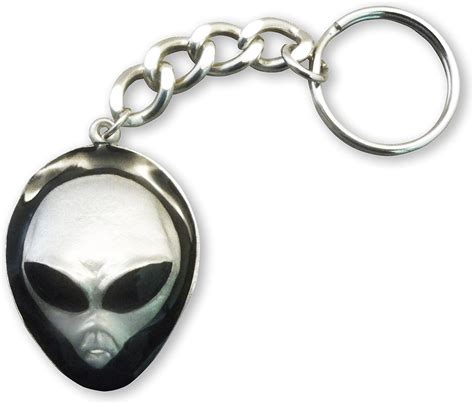 Alien Head Keychain My Small Logo Avatar Keychainified Insight