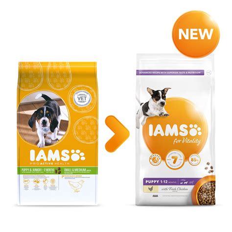 Iams for vitality small and medium breed puppy food. Iams Puppy/Junior Small/Medium Dog Food 12kg. On Sale at ...