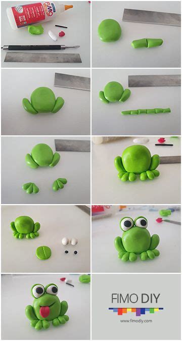 Polymer Clay Frog Diy Tutorial Clay Frog Tutorial Fimo Frog Tutorial