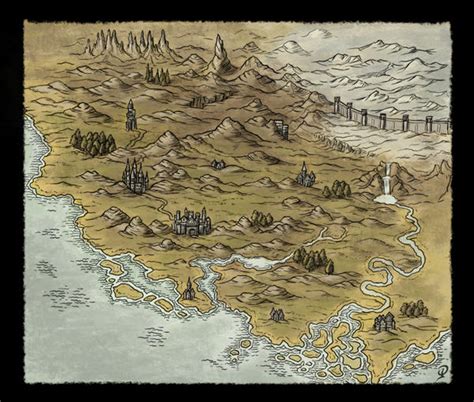 Small Fantasy Map By Djekspek On Deviantart