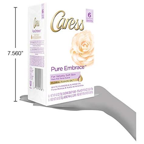 Caress Beauty Bar Pure Embrace 375 Oz 6 Bars Packaging May Vary
