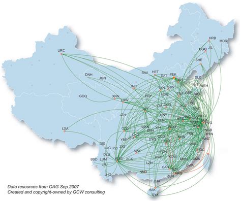 China Map Routes