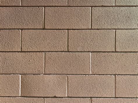 Brown Cinder Block Wall Texture And Background Stock Photo Image Of