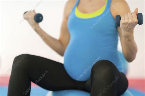 Pregnant Woman Exercising Stock Image F0246823 Science Photo Library